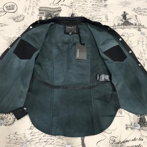 Muubaa Mason Lamb Leather Shirt Jacket - Picture 3 of 9